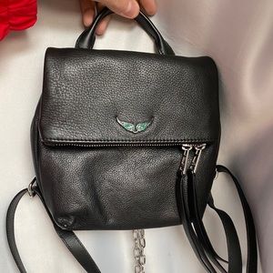 Zadig and Voltaire black back bag/handbag